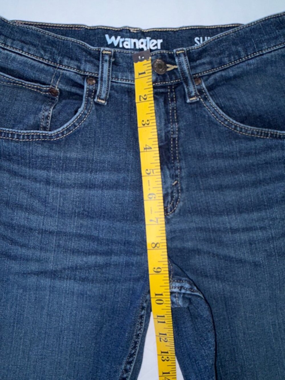 Wrangler Men's Slim Fit Jeans 29x30; Style 112370324 Dark Wash. - Picture 7 of 9